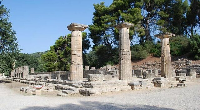 Temple Héraion à Olympie