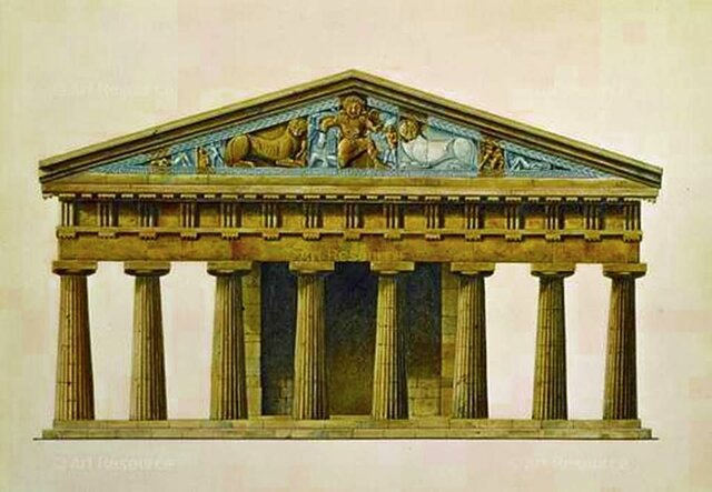 Temple d'Artémis à Corfou