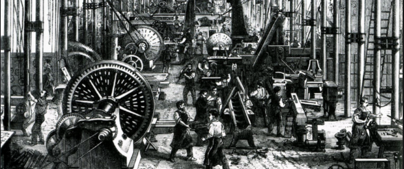 Inicio de la Revolución Industrial.