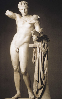Hermès portant l'enfant Dionysos de Praxitèle