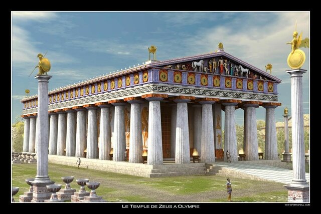 Temple de Zeus à Olympie de Libon d'Elis