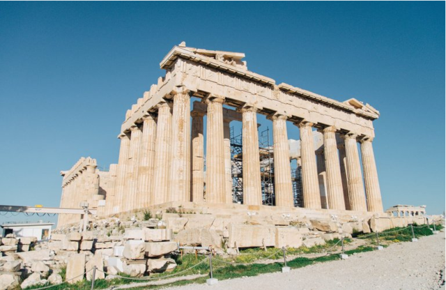 le Parthénon à Athènes de Phidias