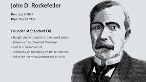 John D. Rockefeller Creates Standard Oil