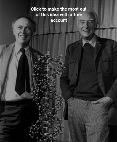 Francis Crick and James Waston