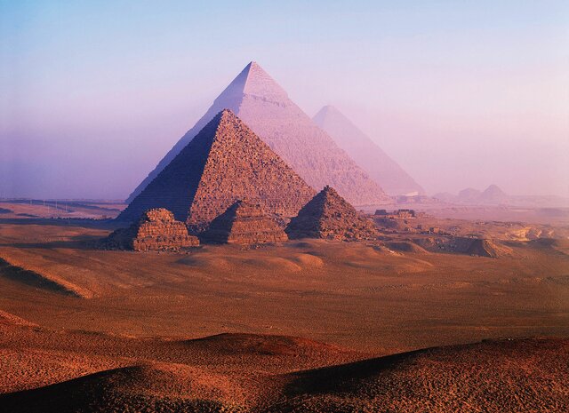 Les pyramides de Khéops, Khephren et Mykérinos