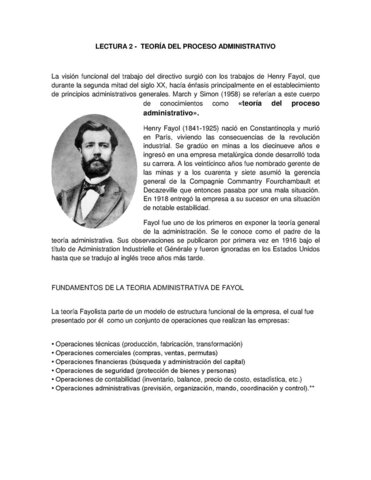 Henry Fayol- Administración Moderna1916