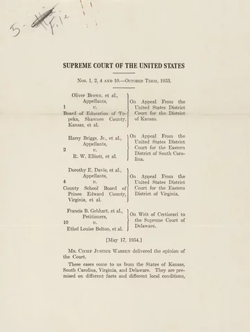 Brown v. Board of Education