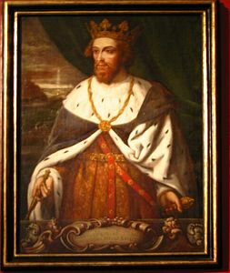 Jaume I deixa la fortalesa de Montsó amb el comte Sanç