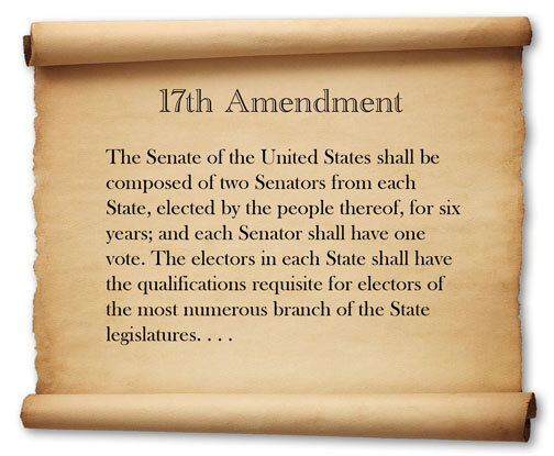 The 17th Amendment