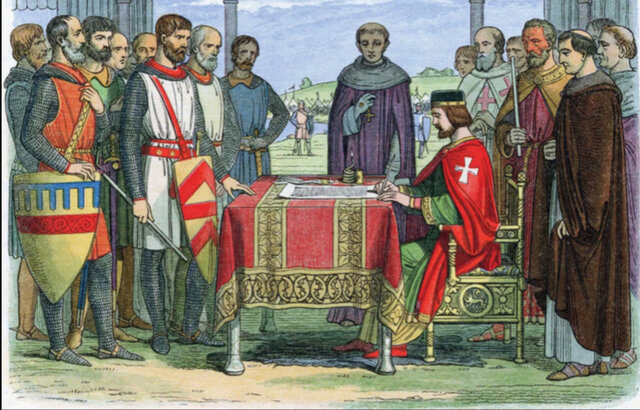 English Magna Carta Signed.