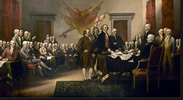 Declaeration of independence is signed