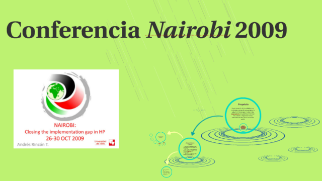 CONFERENCIA INTERNACIONAL DE NAIROBI (AFRICA 2009)