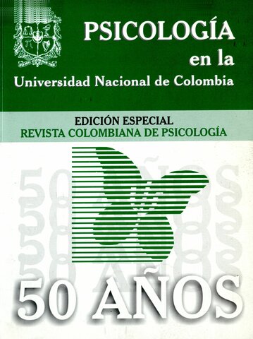 50 aniversario de la Revista Colombiana de Psicología