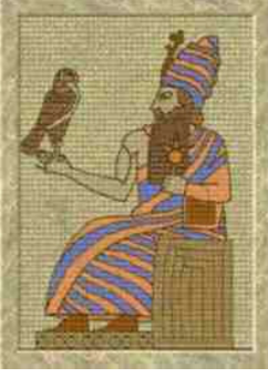 Hammurabi inherits throne of Babylon