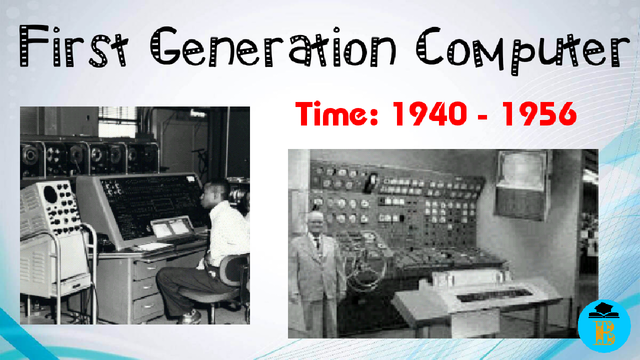 1st generation of computer