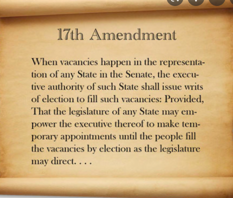 The 17th Amendment is Passed