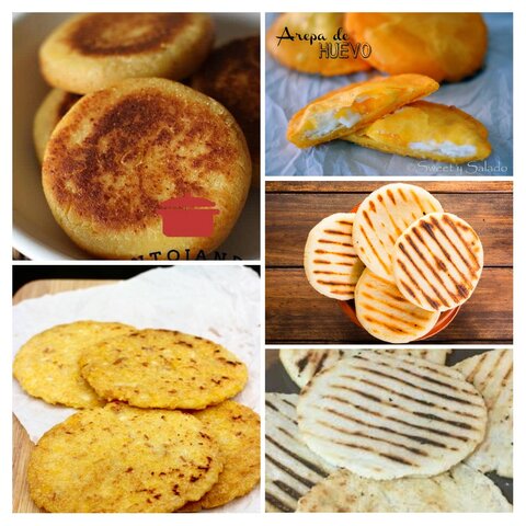 TIPOS DE AREPAS