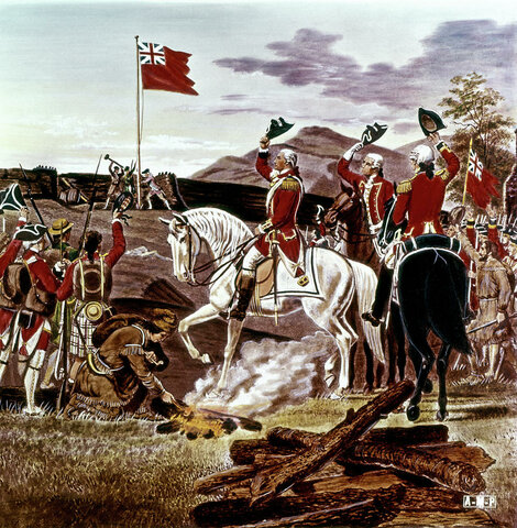 French Responds with Large Force