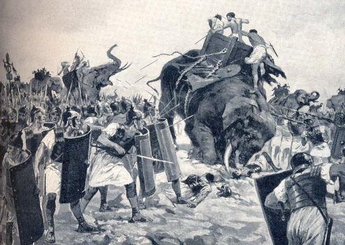 Hannibal invades Italy