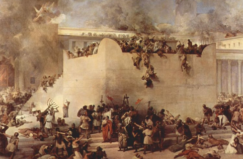 Temple in Jerusalem destroyed