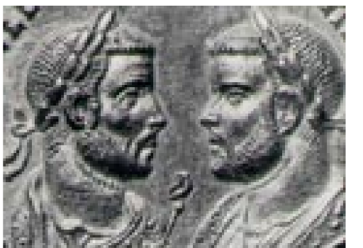 Diocletian splits Roman empire with Maximian