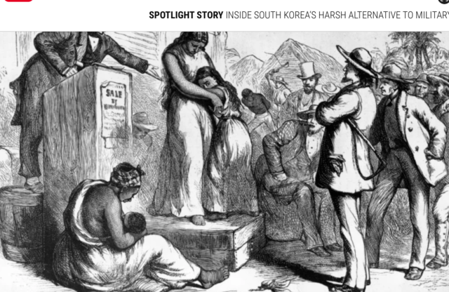 Slavery begins in America