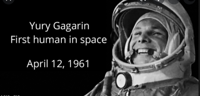 First Human Orbits Earth