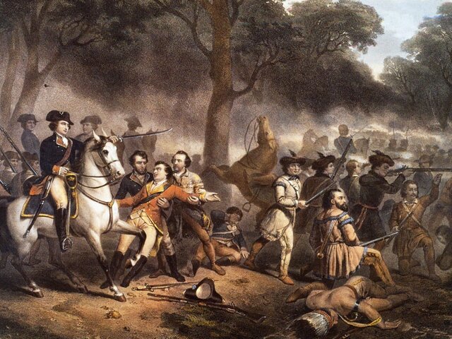 Colonial Militia Units Head to Battle