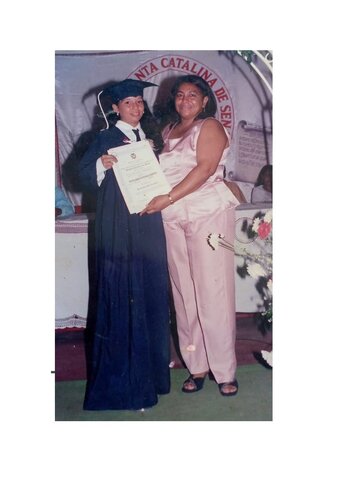 Graduación de Bachiller Comercial.