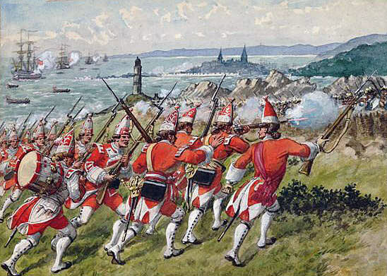 British Forces Recapture Louisburg