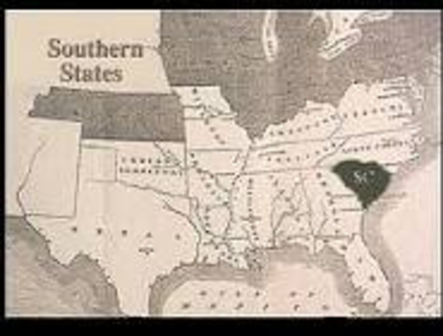 South Carolina Secedes from the Union