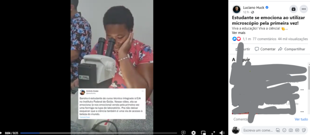 Facebook: Luciano Huck posta vídeo emocionante e inspirador sobre educação