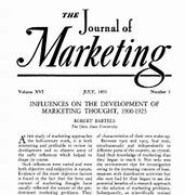 Cambia de American Marketing Journal a Journal of Marketing