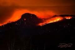 Pilot Mountain fire