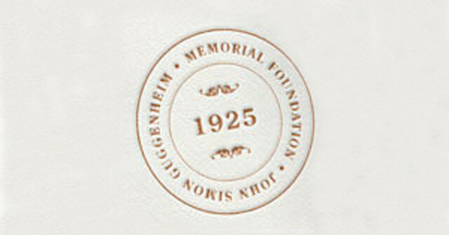 Named a Guggenheim Fellow