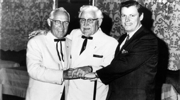 In 1964, Sanders sold KFC to a group of investors led by John Brown Jr. and Jack Massey for  US$2 million.