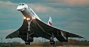 The first flight of the concorde
