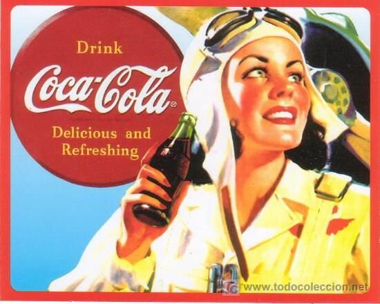 Cartel publicitario coca cola