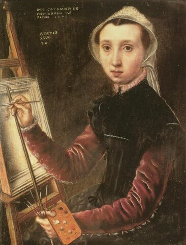 Autoportrait au chevalet de Catharina van Hemessen