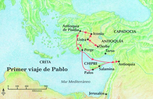 1er. Viaje Misionero de PABLO