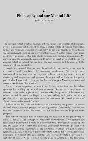 1975-Putnam published "Philosophy and Our Mental Life"