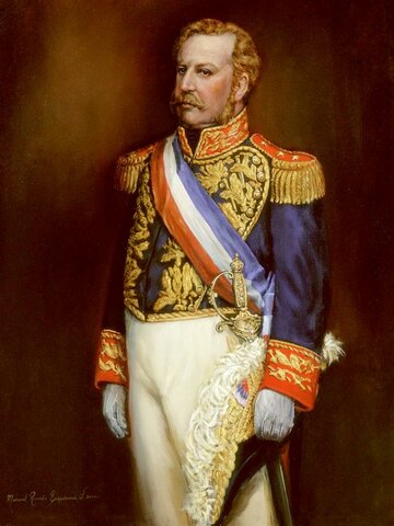 Manuel Bulnes asume como presidente de Chile