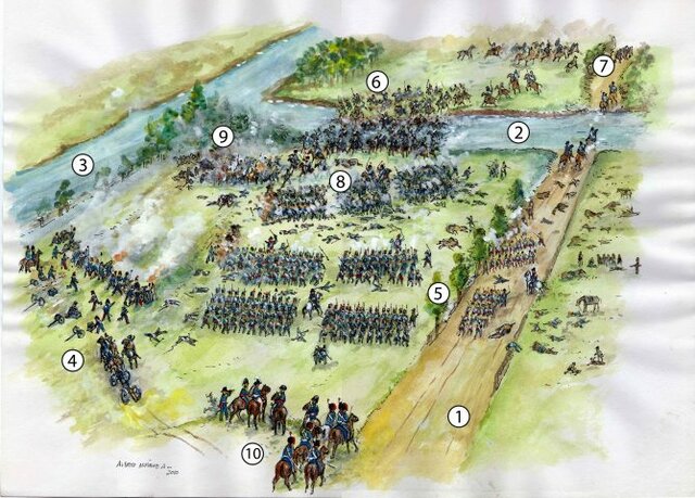 Fin de la Batalla de Lircay