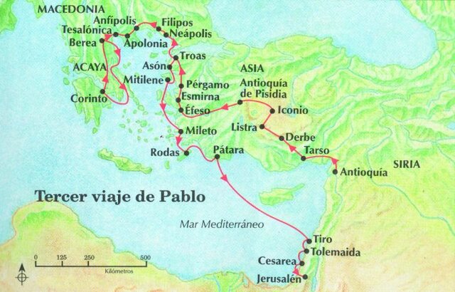 3er Viaje Misionero de Pablo