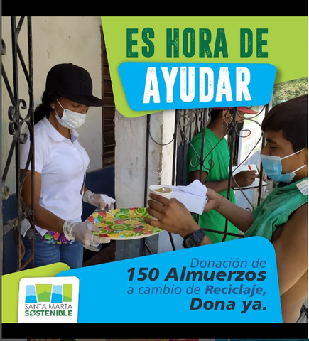 COMIDA A CAMBIO DE RECICLAJE