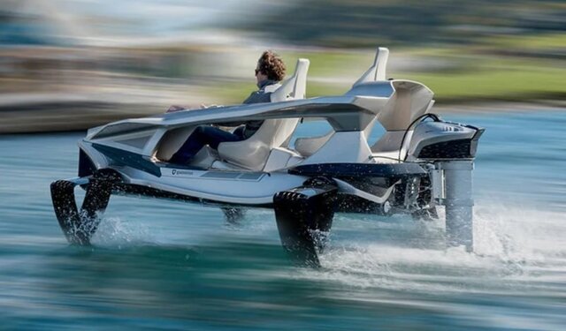 Лодка на подводных крыльях