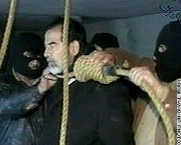 Saddam Hussein Hanged