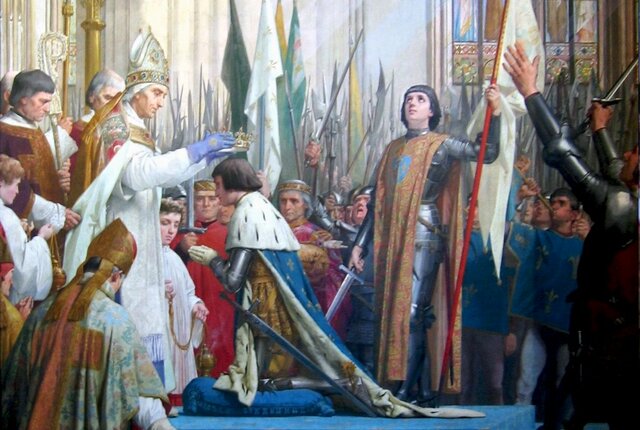 Charles VII Crowned King of France in Rheims