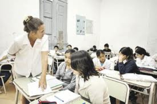 Comienzo la educación secundaria