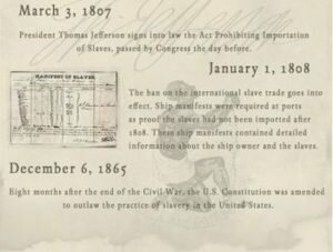 Banning of slave trade